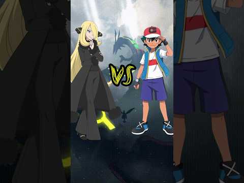 Ash Vs Cynthia Full Battle || Who Is Stronger 😮 || #pokemon #ash #cynthia #anime