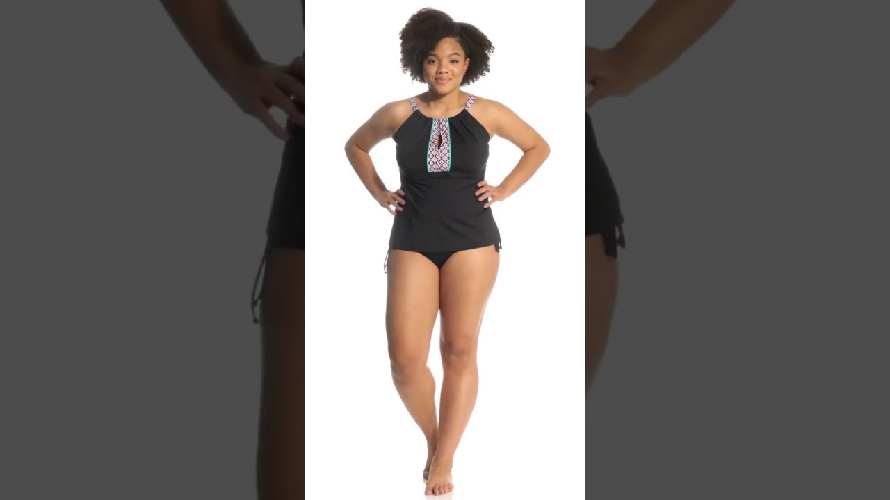 Beach House Plus Size Key Largo Blair Tankini Top | SwimOutlet.com