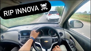 Chevrolet CRUZE vs Toyota INNOVA CRYSTA🔥🔥
