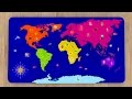 Cartoons For Babies Geography World Map For Kids Learn 6 Continents In English