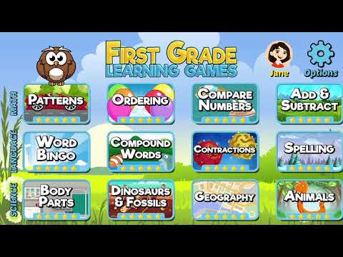 First Grade Learning Games Video