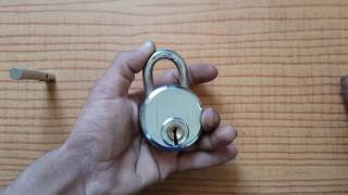 How to open a lock without a key