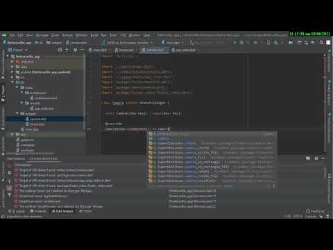 【FLUTTER ANDROID STUDIO and IOS】Selfie app with share