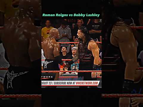 Roman Reigns vs Bobby Lashley | Bobby Handshake on Roman Performance #shorts