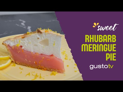 Rhubarb Meringue Pie | Kimberly Lallouz | Holiday Eatz: Summer Solstice | Gusto TV