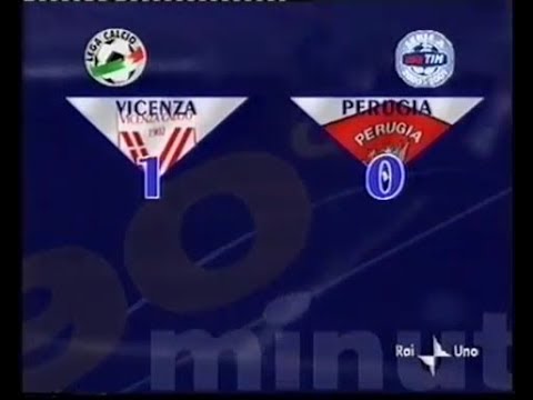 2000-01 (4a - 01-11-2000) Vicenza-Perugia 1-0 [Kallon(R)] Servizio 90°Minuto Rai1