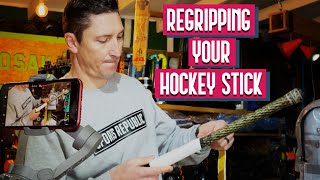 How To Regrip Your Hockey Stick