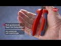 Dvigubo griebimo replės KNIPEX TwinGrip 8202200