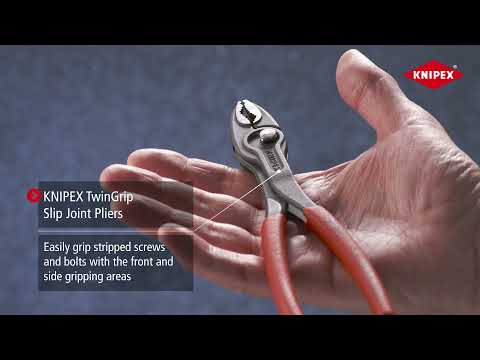 Dvigubo griebimo replės KNIPEX TwinGrip 8202200 video