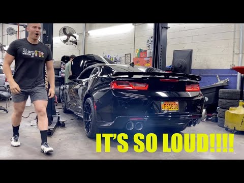 Kooks Long Tube Headers intall for my  2018 Camaro ZL1
