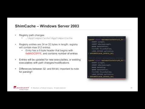 SANS DFIR Webcast -- Cache Me If You Can!