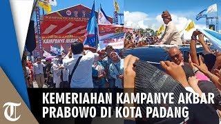 Kemeriahan Kampanye Prabowo Subianto di Padang