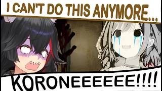Korone Completely Loses It Playing a Horror Game (Inugami Korone / Hololive) 【SUB EN/JP】