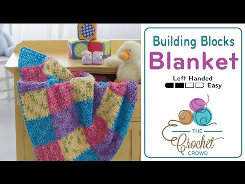 Left Hand Crochet for Beginners Baby Blanket Pattern The Crochet Crowd