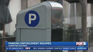 San Diego Resumes Issuing Parking Tickets