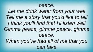 Tom T. Hall - Gimme Peace Lyrics