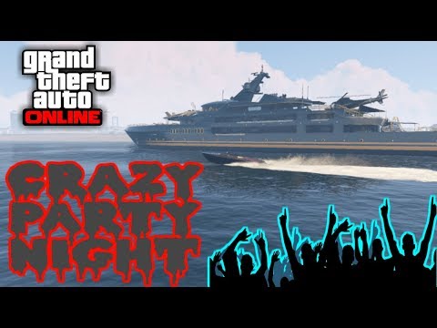 GTA Online : CRAZY Yacht Party *GAMEPLAY !!!