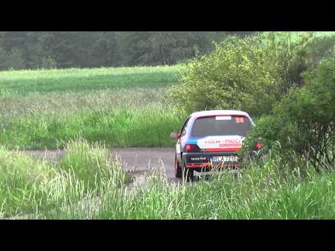 Maciej Hawro Sławek Leja- Renault Clio - Testy rajdowe Kańczuga