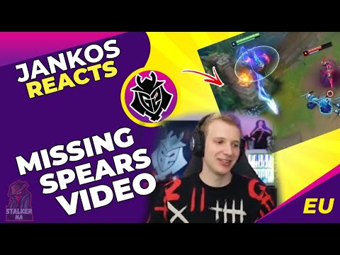 G2 Jankos Reacts To Jankos Missing Nidalee Spears Video 🤣 (FUNNY)