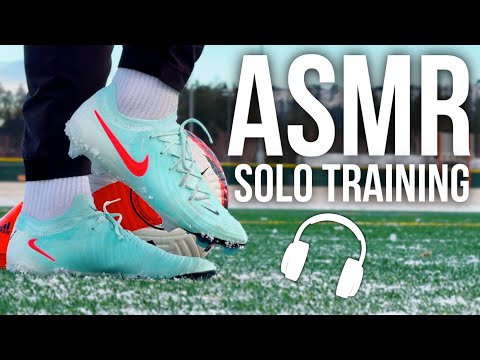 ASMR Solo Training Session For Soccer / Football In Nike Phantom GX2