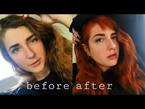 Brown to Copper Red Hair | L'oreal Hicolor Sizzling...