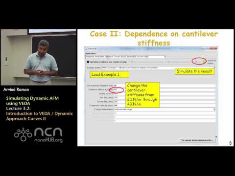 nanoHUB-U Fundamentals of AFM L3.2: Dynamic AFM using VEDA - Approach Curves II