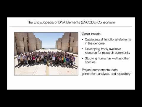 Encyclopedia of DNA Elements (ENCODE) Phase III - Zhiping Weng - ISCBacademy
