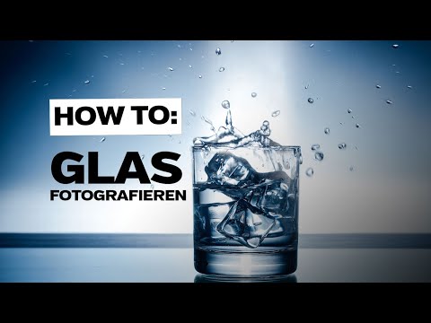 How To: Wasserglas + Eiswürfel fotografieren - Produktfotografie im Studio