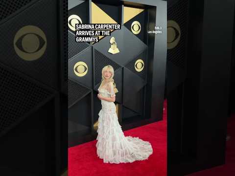 Video Thumbnail: Sabrina Carpenter arrives at the Grammys