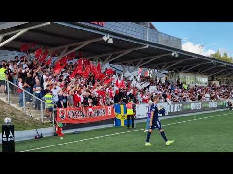 Sandvikens IF Västra Flanken supporters I 4-0 derbyet mot Gefle 03.08.2024