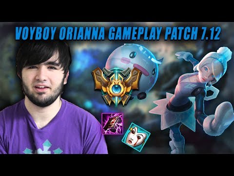 Voyboy Orianna | Season 7 Orianna vs Aurelion Sol Gameplay | Patch 7.12