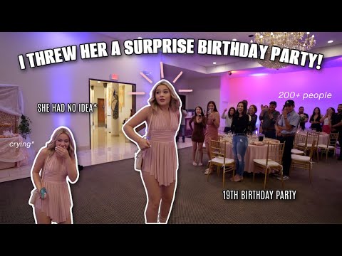 NAT'S 19TH BIRTHDAY SURPRISE PARTY *she had no idea*
