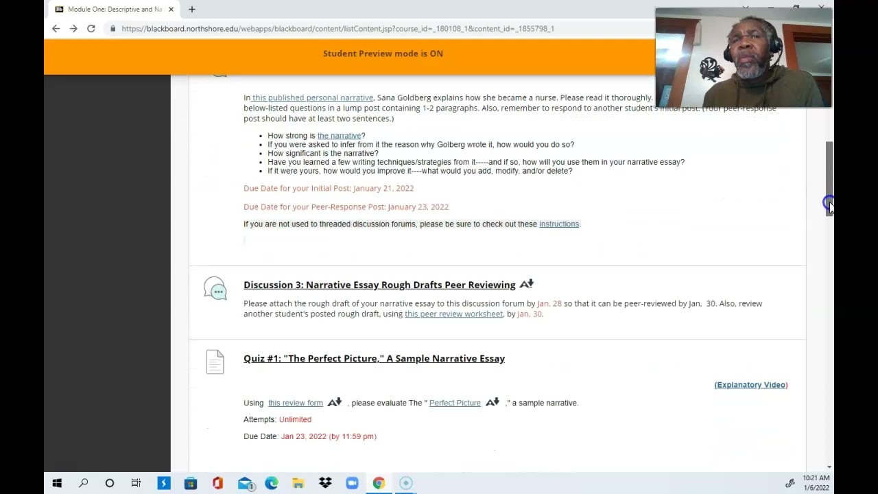 Explanatory Video for Module One of CMP 101 Contextualized for Heathcare-Related Pathways