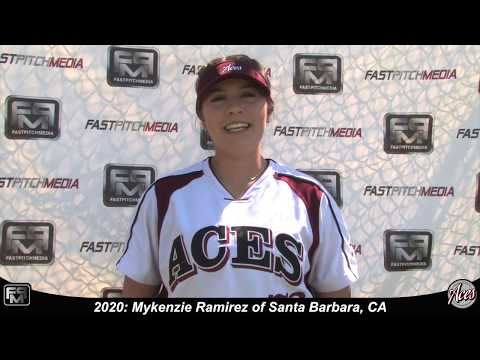 2020 Mykenzie Ramirez Catcher Softball Skills Video - ACES