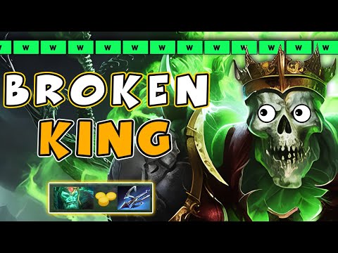 Wraith King Is Broken In 7.36b | Wraith King SPECTRAL BLADE Is Really Broken