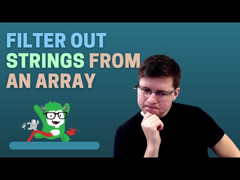 Edabit Filter Out Strings From An Array Javascript Solution