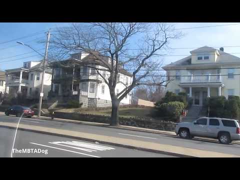 TheMBTADog: MBTA Bus 34E Ride - FOREST HILLS to EAST WALPOLE LOOP via DEDHAM MALL [NABI CNG 2054]