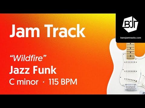 Jazz Funk Jam Track in C minor "Wildfire" - BJT #120