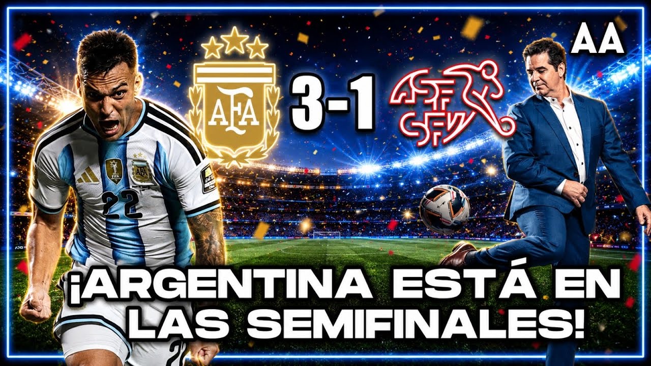 ¡Argentina está en semifinales del Mundial! Golazo de Julián en un partido de locura | Andrés Agulla