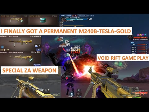 I FINALLY GOT A PERMANENT M240B-TESLA-GOLD CROSSFIRE PH