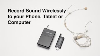 Video thumbnail for Record Audio Wirelessly to your Phone: Samson Stage XPD1 for Exercise, Cooking, and Demo Videos by Curtis Judd