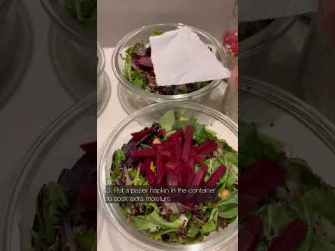 These are the tips that keep my salads from getting soggy #mealprep #salad #tipsandtricks #health