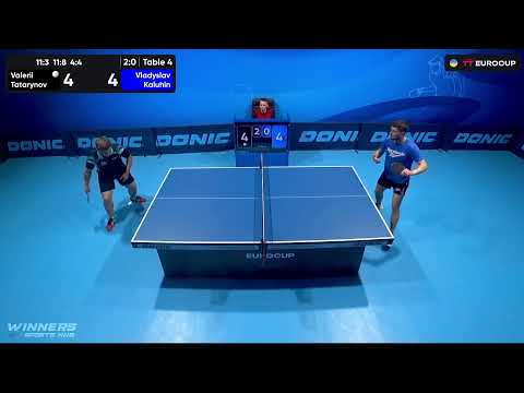 15:55 Valerii Tatarynov  - Vladyslav Kaluhin 25.07.2023 TT Euro.Cup Ukraine  Star. TABLE 4