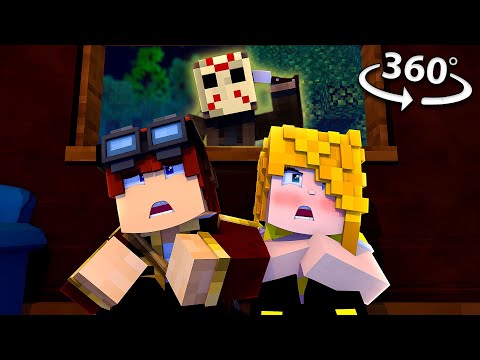 Can YOU SURVIVE Friday the 13th in 360/VR - Horror Minecraft VR Video