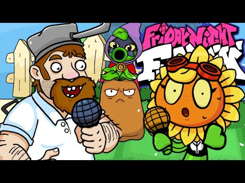 Friday Night Funkin' - V.S. Crazy Dave FULL WEEK - Plants V.S. Zombies [FNF MODS/HARD] [Demo]