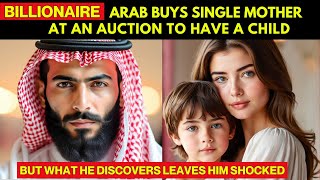 BILLIONAIRE  ARAB BUYS SINGLE MOTHER AT AN AUCTION TO HAVE A CHILD, BUT WHAT HE DISCOVERS LEAVES HIM