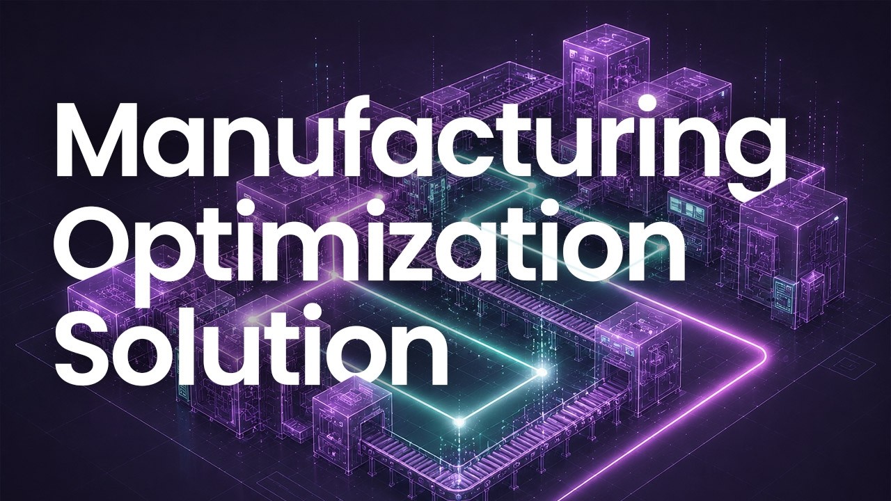 Manufacturing Optimization Solution (MOS) webinar recording