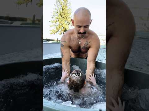 Eisbaden mit Kids #icebath