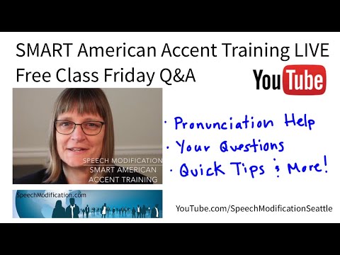 Friday Live Question and Answer: American Intonation