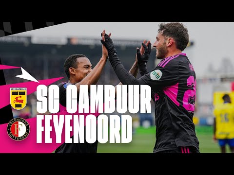 NEGEN ZEGES OP RIJ in de EREDIVISIE 💪 Highlights SC Cambuur – Feyenoord | Eredivisie 2022-2023